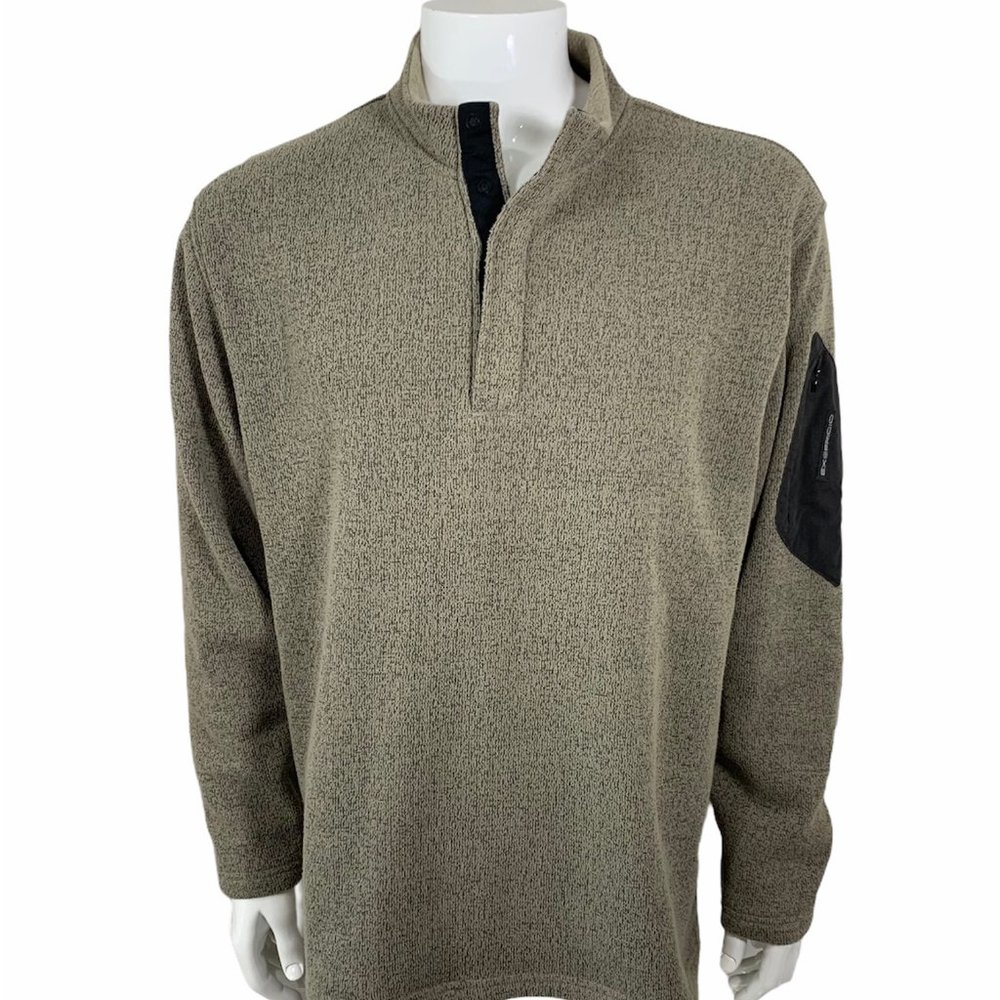 Exofficio 1/4 Button Up Fleece Pullover Sweater